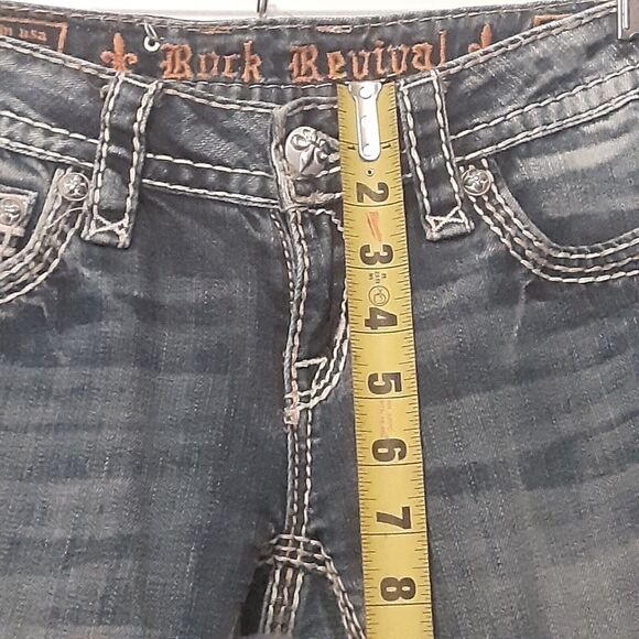 Rock Revival Jamila Boot Women's 25 Embellished Le Fleur Pockets Distressed - Picture 10 of 11